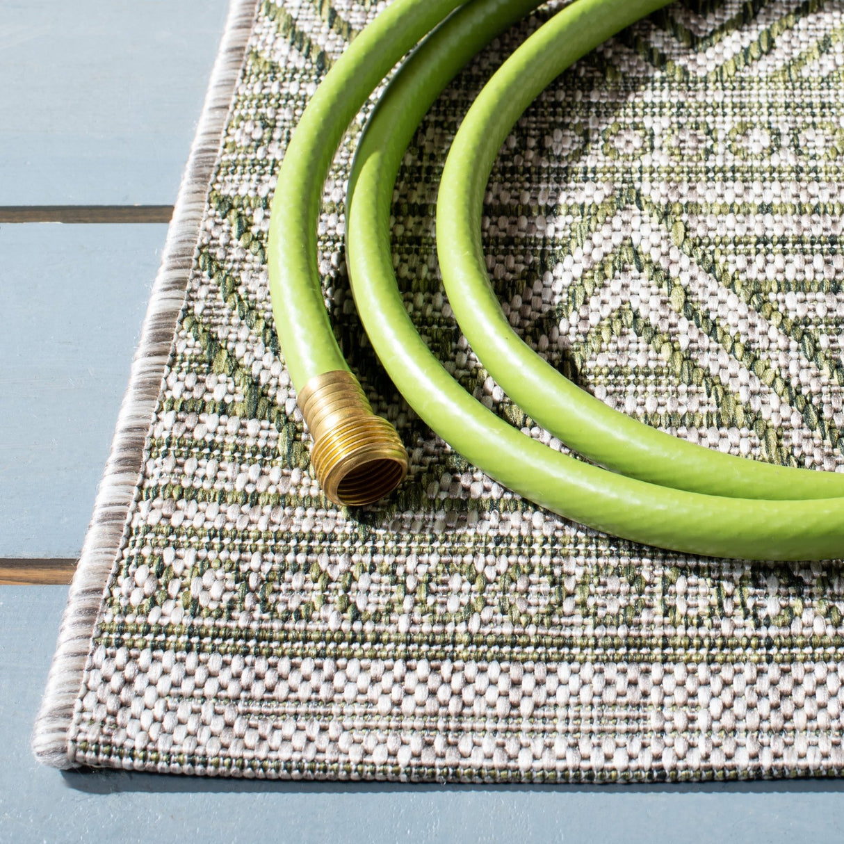 Safavieh Courtyard Cy8196 - 37912 Grey/Olive Green Rugs - Safavieh - cy8196 - 37912 - 2