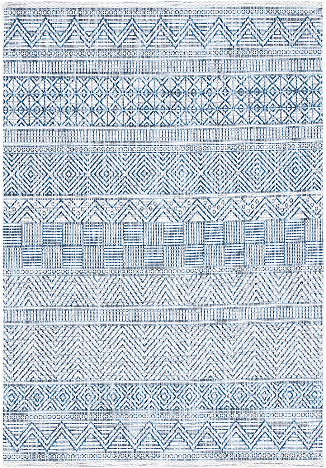 Safavieh Courtyard Cy8196 - 53412 Ivory/Navy Rugs - Safavieh - cy8196 - 53412 - 3