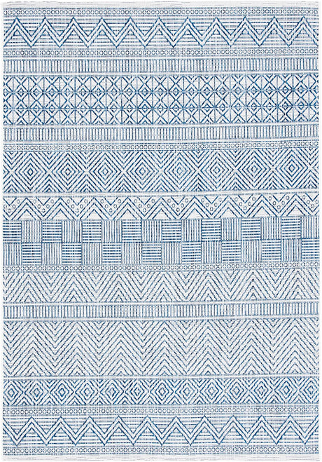 Safavieh Courtyard Cy8196 - 53412 Ivory/Navy Rugs - Safavieh - cy8196 - 53412 - 3
