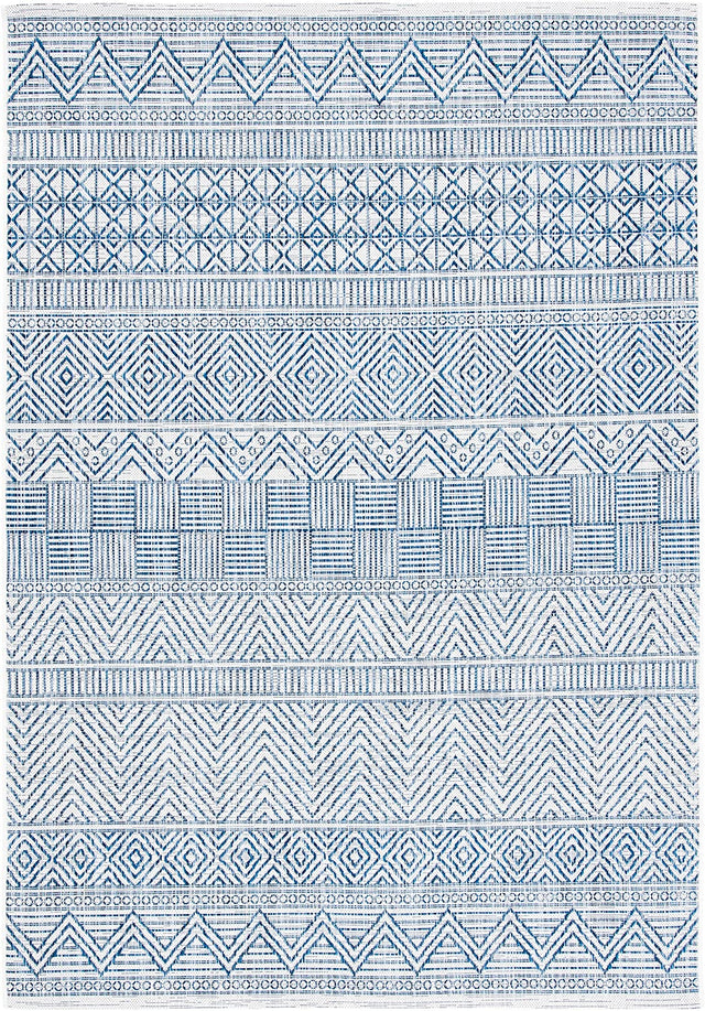 Safavieh Courtyard Cy8196 - 53412 Ivory/Navy Rugs - Safavieh - cy8196 - 53412 - 3