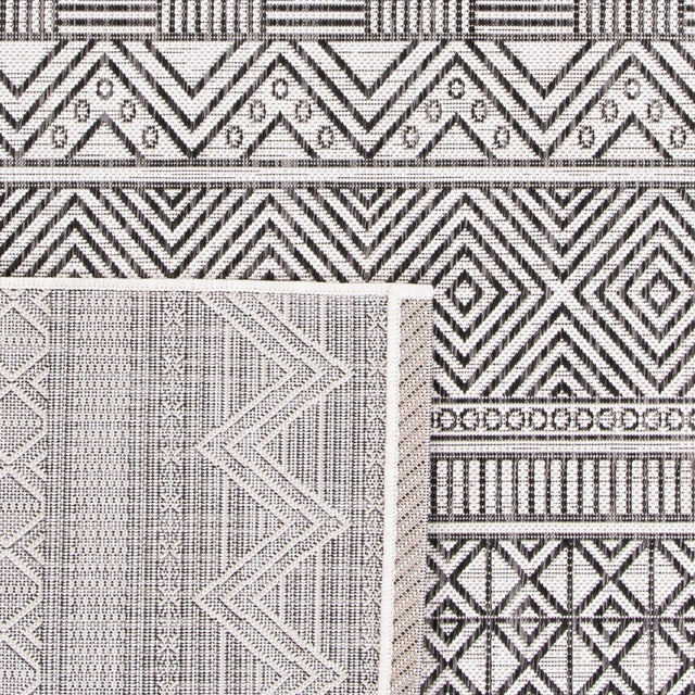 Safavieh Courtyard Cy8196 - 53712 Ivory/Black Rugs - Safavieh - cy8196 - 53712 - 7r