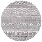 Safavieh Courtyard Cy8196 - 53712 Ivory/Black Rugs - Safavieh - cy8196 - 53712 - 7r
