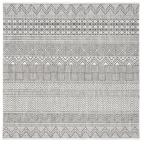 Safavieh Courtyard Cy8196 - 53712 Ivory/Black Rugs - Safavieh - cy8196 - 53712 - 7sq