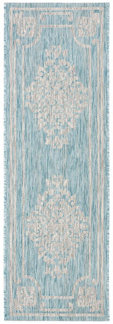 Safavieh Courtyard Cy8212 - 37121 Aqua / Grey Rugs - Safavieh - cy8212 - 37121 - 27