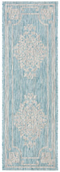 Safavieh Courtyard Cy8212 - 37121 Aqua / Grey Rugs - Safavieh - cy8212 - 37121 - 27