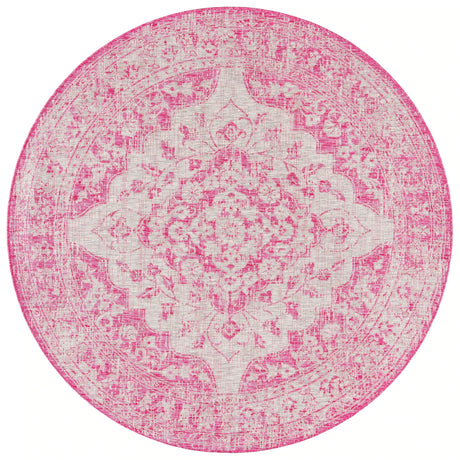 Safavieh Courtyard Cy8231 - 39712 Fuchsia/Grey Rugs - Safavieh - cy8231 - 39712 - 7r