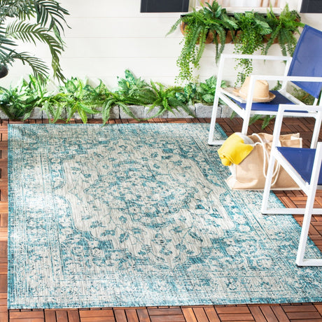 Safavieh Courtyard Cy8231 Grey/Blue Rug - Safavieh - cy8231 - 37212 - 4
