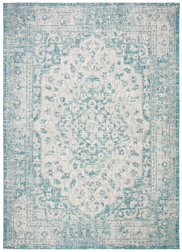 Safavieh Courtyard Cy8231 Grey/Blue Rug - Safavieh - cy8231 - 37212 - 7r