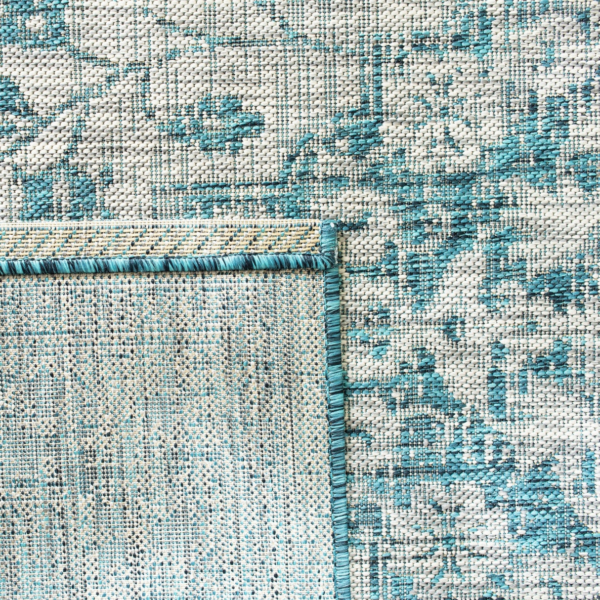 Safavieh Courtyard Cy8231 Grey/Blue Rug - Safavieh - cy8231 - 37212 - 7r