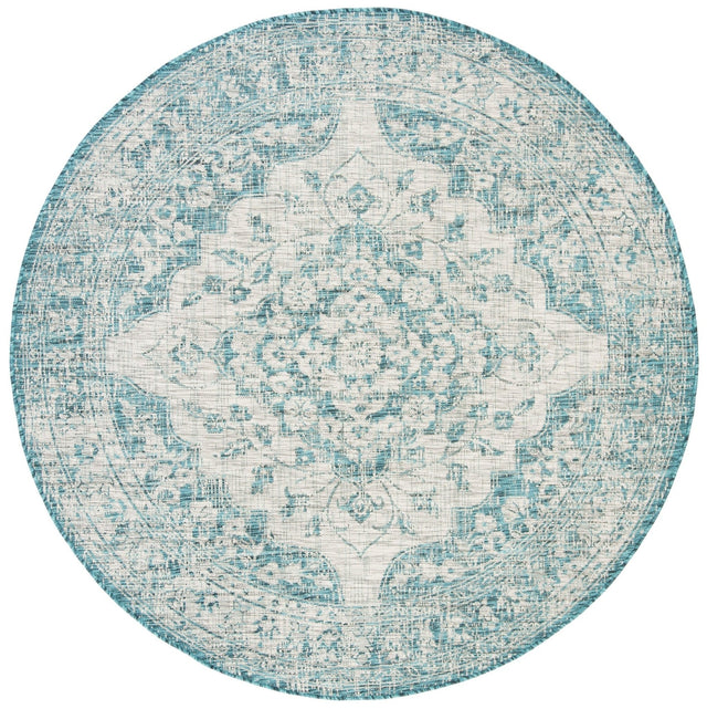 Safavieh Courtyard Cy8231 Grey/Blue Rug - Safavieh - cy8231 - 37212 - 7r