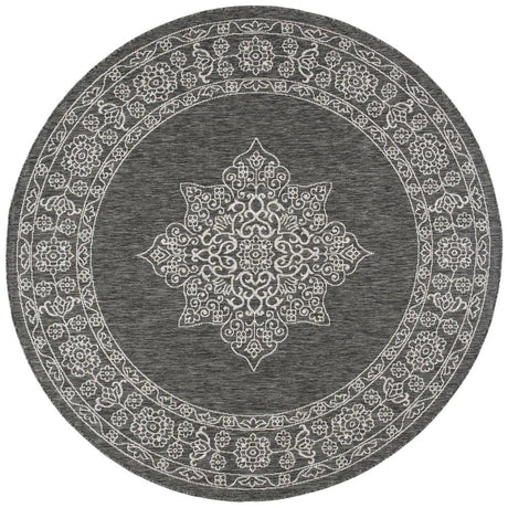 Safavieh Courtyard Cy8232 - 36621 Black/Ivory Rugs - Safavieh - cy8232 - 36621 - 7r