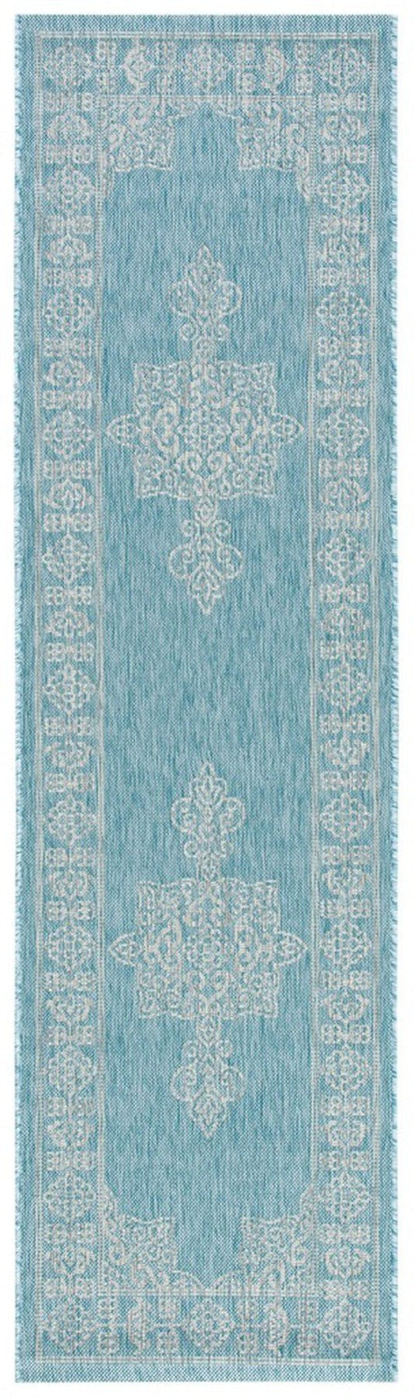 Safavieh Courtyard Cy8232 - 37121 Aqua/Grey Rugs - Safavieh - cy8232 - 37121 - 28