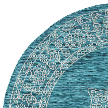 Safavieh Courtyard Cy8232 - 37221 Teal/Ivory Rugs - Safavieh - cy8232 - 37221 - 2