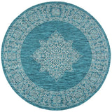 Safavieh Courtyard Cy8232 - 37221 Teal/Ivory Rugs - Safavieh - cy8232 - 37221 - 2