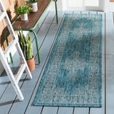 Safavieh Courtyard Cy8232 - 37221 Teal/Ivory Rugs - Safavieh - cy8232 - 37221 - 28