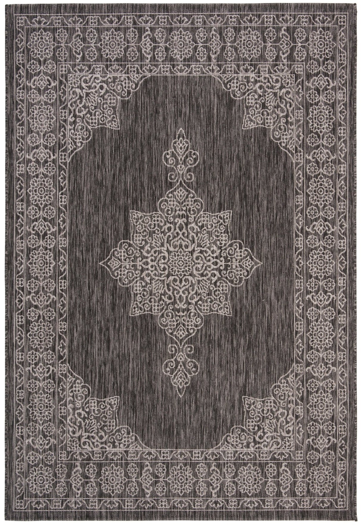 Safavieh Courtyard Cy8232 Black/Ivory Rug - Safavieh - cy8232 - 36621 - 27