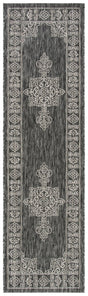 Safavieh Courtyard Cy8232 Black/Ivory Rug - Safavieh - cy8232 - 36621 - 27