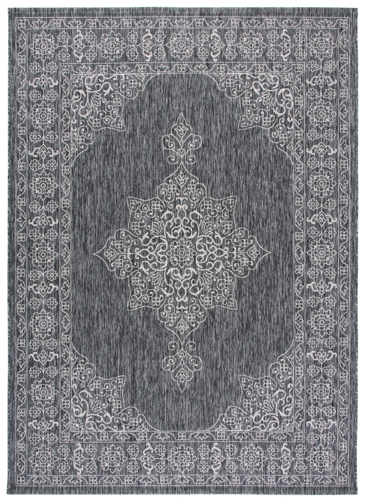 Safavieh Courtyard Cy8232 Black/Ivory Rug - Safavieh - cy8232 - 36621 - 27