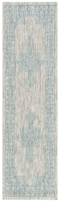 Safavieh Courtyard Cy8232 Grey/Aqua Rug - Safavieh - cy8232 - 37112 - 27