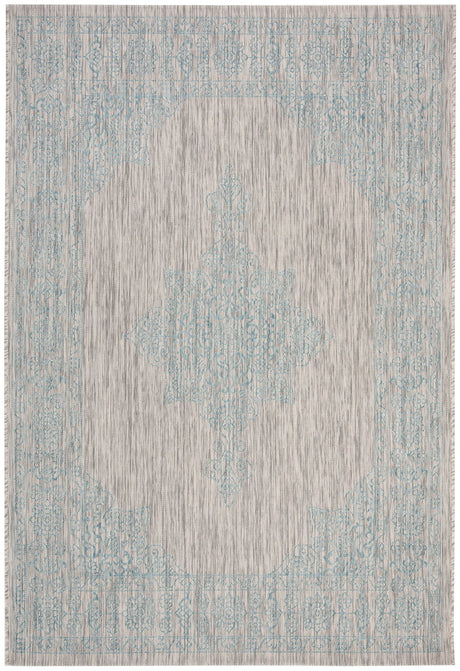 Safavieh Courtyard Cy8232 Grey/Aqua Rug - Safavieh - cy8232 - 37112 - 27