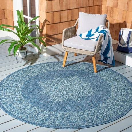 Safavieh Courtyard Cy8232 Navy/Ivory Rug - Safavieh - cy8232 - 39421 - 27