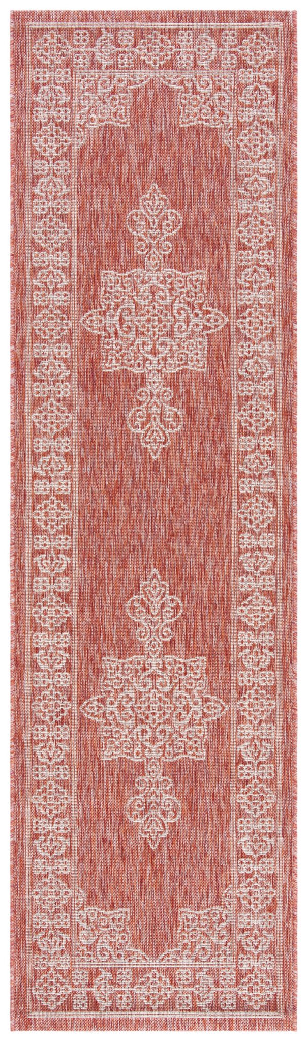 Safavieh Courtyard Cy8232 Rust/Ivory Rug - Safavieh - cy8232 - 36521 - 27