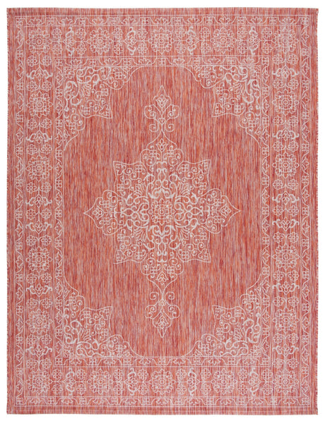 Safavieh Courtyard Cy8232 Rust/Ivory Rug - Safavieh - cy8232 - 36521 - 5r