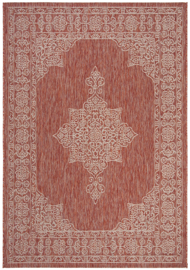 Safavieh Courtyard Cy8232 Rust/Ivory Rug - Safavieh - cy8232 - 36521 - 810