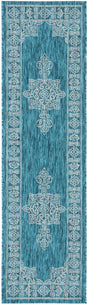 Safavieh Courtyard Cy8232 Teal/Ivory Rug - Safavieh - cy8232 - 37221 - 27