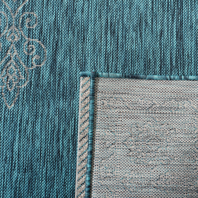 Safavieh Courtyard Cy8232 Teal/Ivory Rug - Safavieh - cy8232 - 37221 - 27