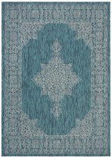Safavieh Courtyard Cy8232 Teal/Ivory Rug - Safavieh - cy8232 - 37221 - 27