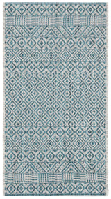 Safavieh Courtyard 2'-0" x 3'-7" Rug in Grey / Aqua