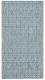 Safavieh Courtyard 2'-0" x 3'-7" Rug in Grey / Aqua