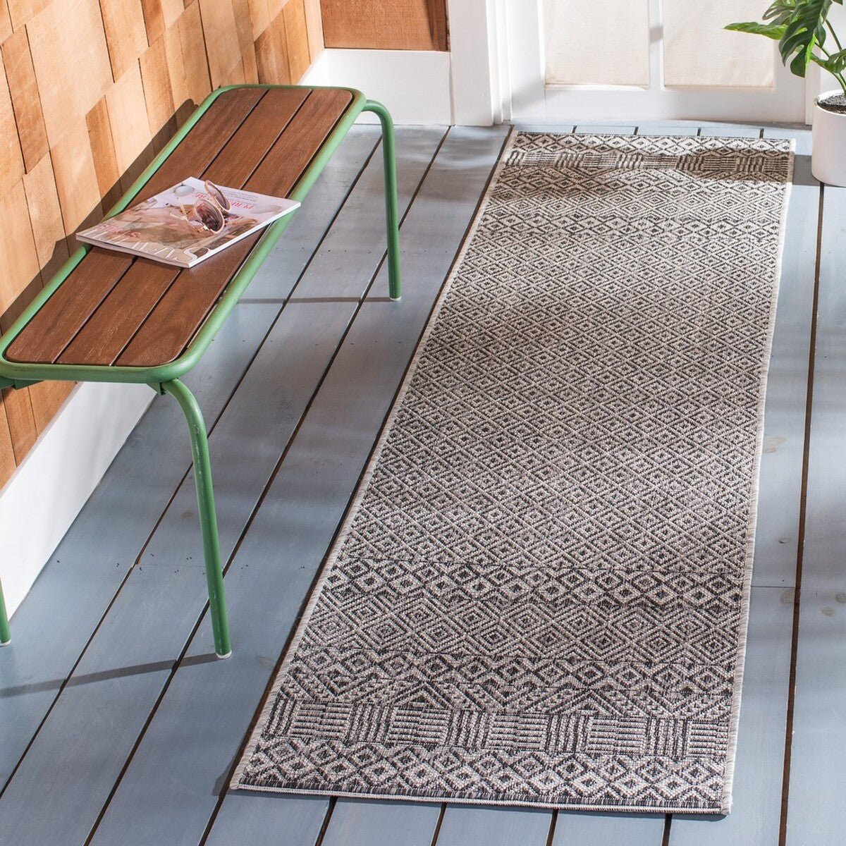 Safavieh Courtyard Cy8235 - 37612 Grey/Black Rugs - Safavieh - cy8235 - 37612 - 27