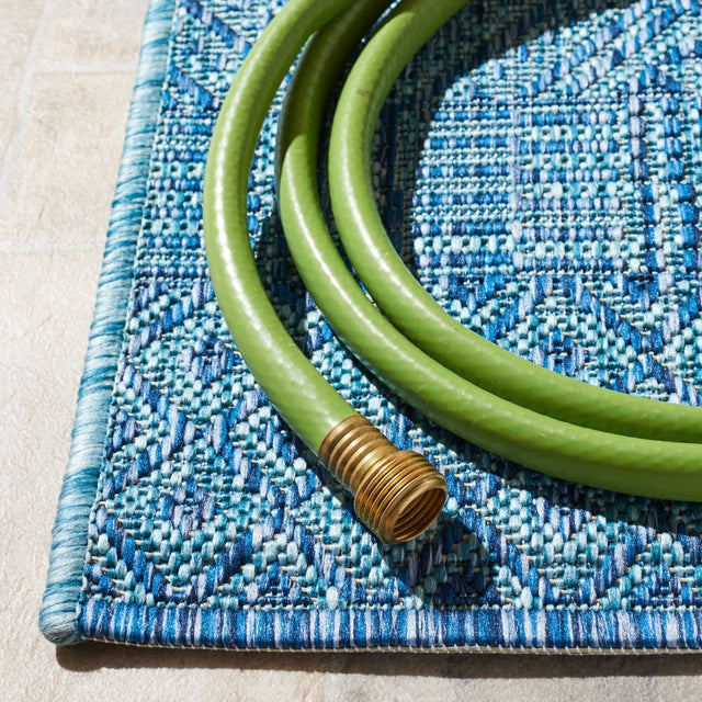 Safavieh Courtyard Cy8235 - 39412 Aqua/Navy Rugs - Safavieh - cy8235 - 39412 - 2