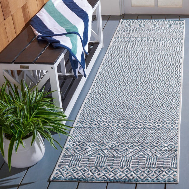 Safavieh Courtyard Cy8235 - 53512 Ivory/Aqua Rugs - Safavieh - cy8235 - 53512 - 28
