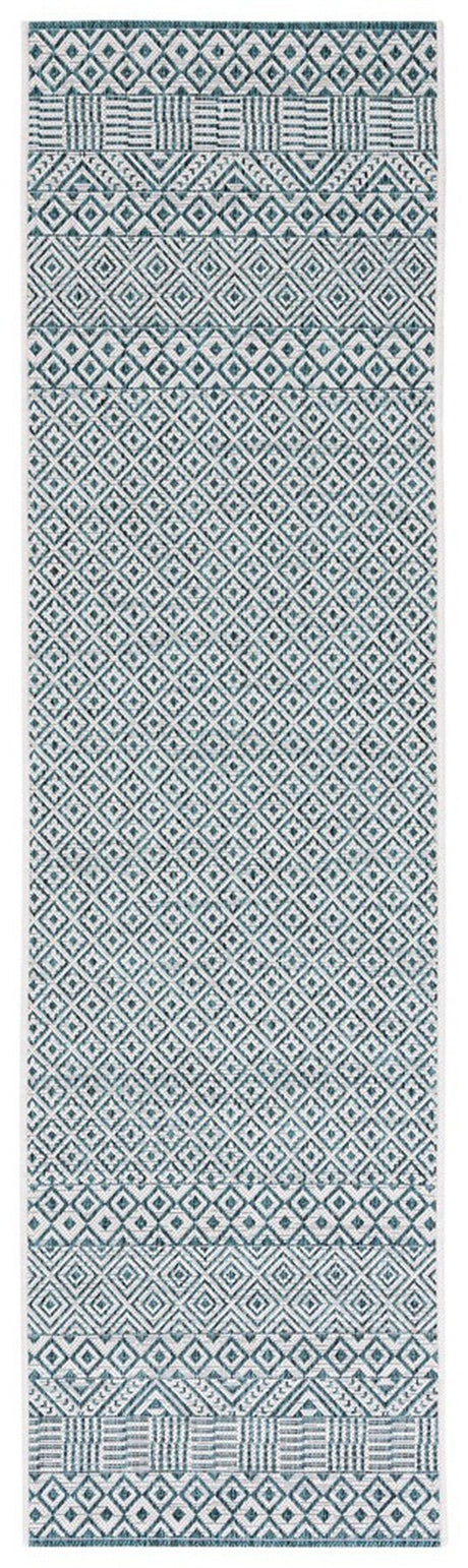 Safavieh Courtyard Cy8235 - 53512 Ivory/Aqua Rugs - Safavieh - cy8235 - 53512 - 28