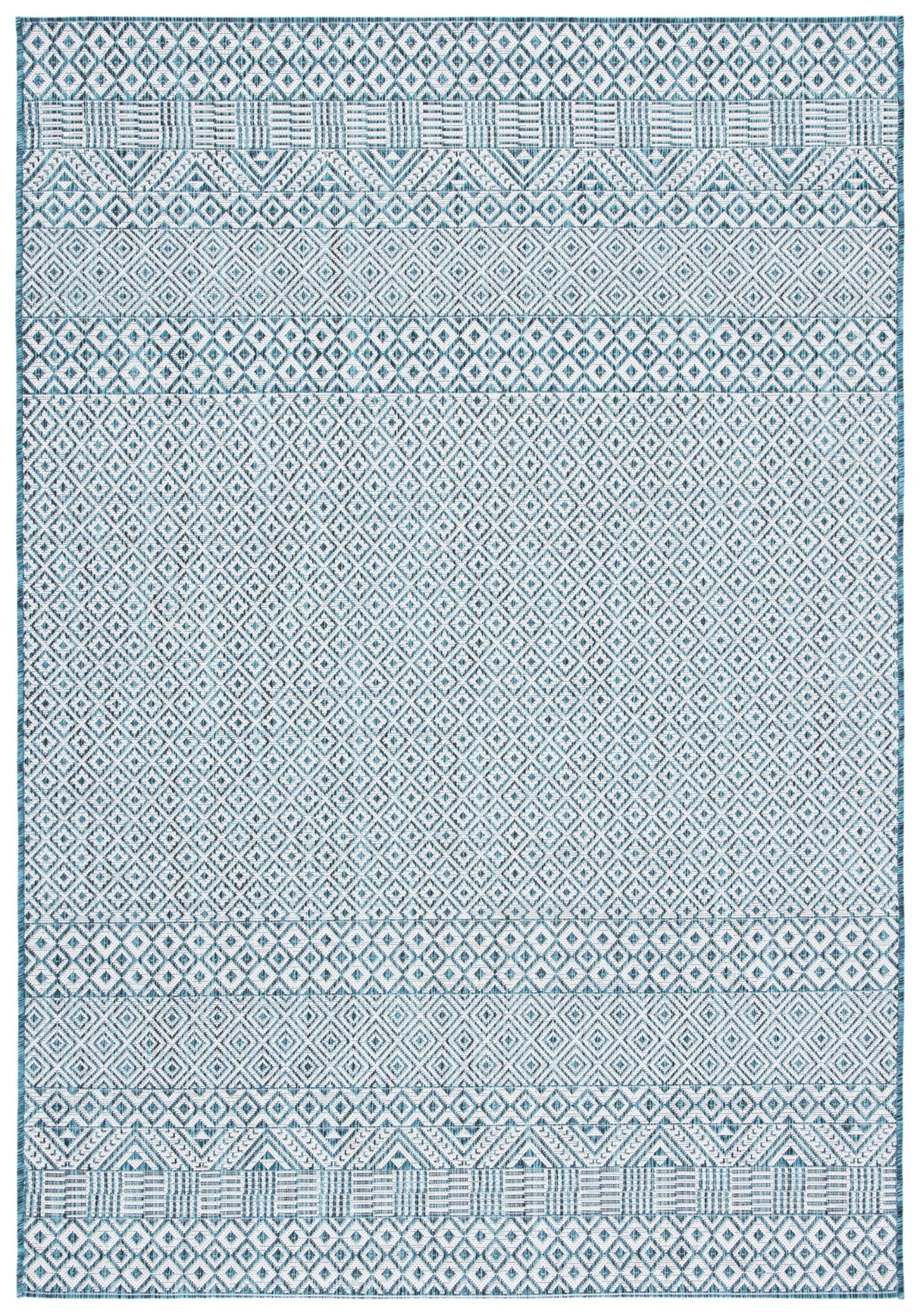 Safavieh Courtyard Cy8235 - 53512 Ivory/Aqua Rugs - Safavieh - cy8235 - 53512 - 3