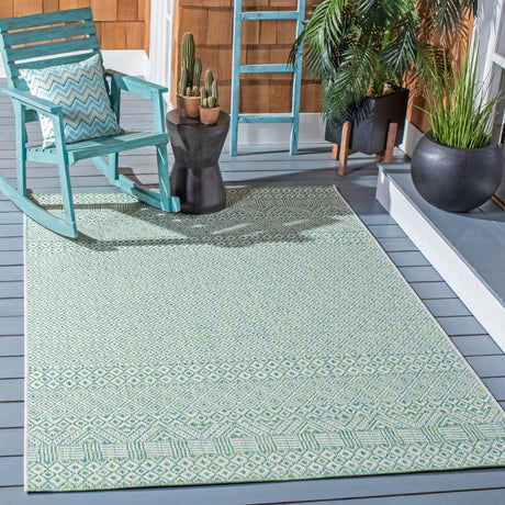Safavieh Courtyard Cy8235 Ivory/Green Rug - Safavieh - cy8235 - 55712 - 25