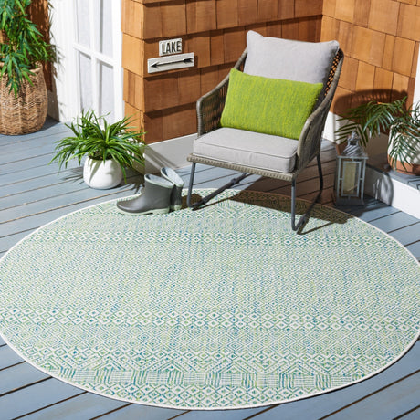 Safavieh Courtyard Cy8235 Ivory/Green Rug - Safavieh - cy8235 - 55712 - 25