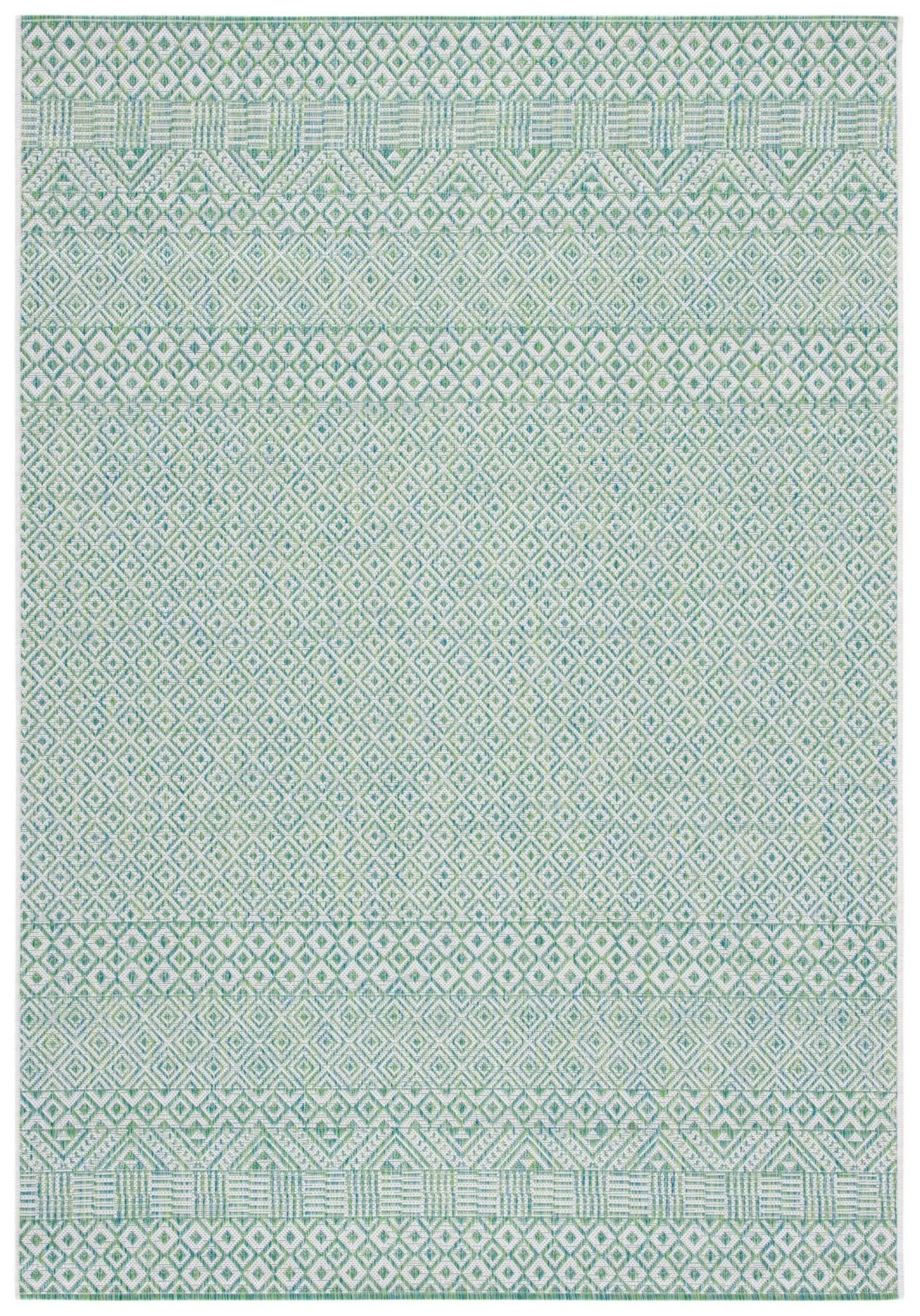 Safavieh Courtyard Cy8235 Ivory/Green Rug - Safavieh - cy8235 - 55712 - 25