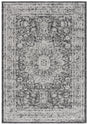 Safavieh Courtyard 5'-3" x 7'-7" Rug in Grey / Black