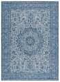 Safavieh Courtyard 5'-3" x 7'-7" Rug in Navy / Grey