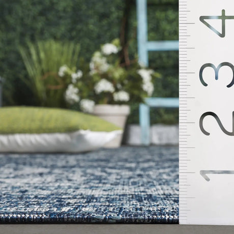 Safavieh Courtyard 5'-3" x 7'-7" Rug in Navy / Grey