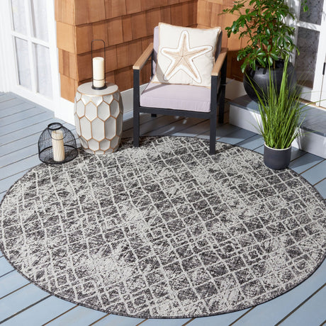 Safavieh Courtyard Cy8380 - 37621 Black/Grey Rugs - Safavieh - cy8380 - 37621 - 7r