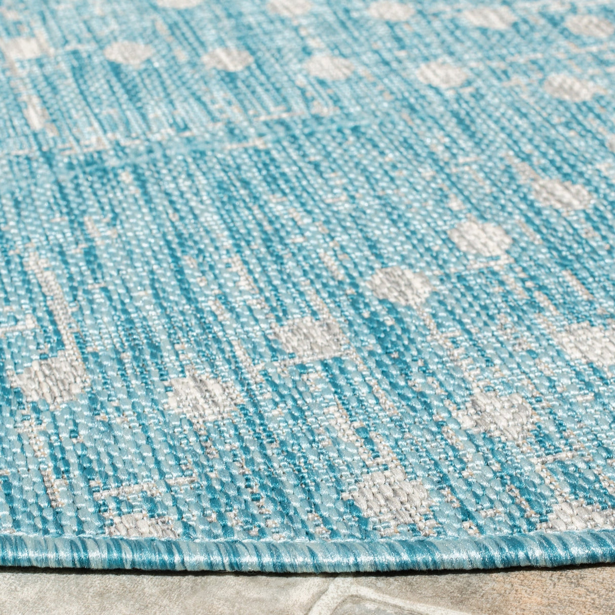 Safavieh Courtyard Cy8394 - 37121 Aqua/Grey Rugs - Safavieh - cy8394 - 37121 - 7r