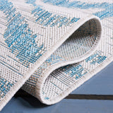 Safavieh Courtyard Cy8444 Ivory/Aqua Rug - Safavieh - cy8444 - 53612 - 7r