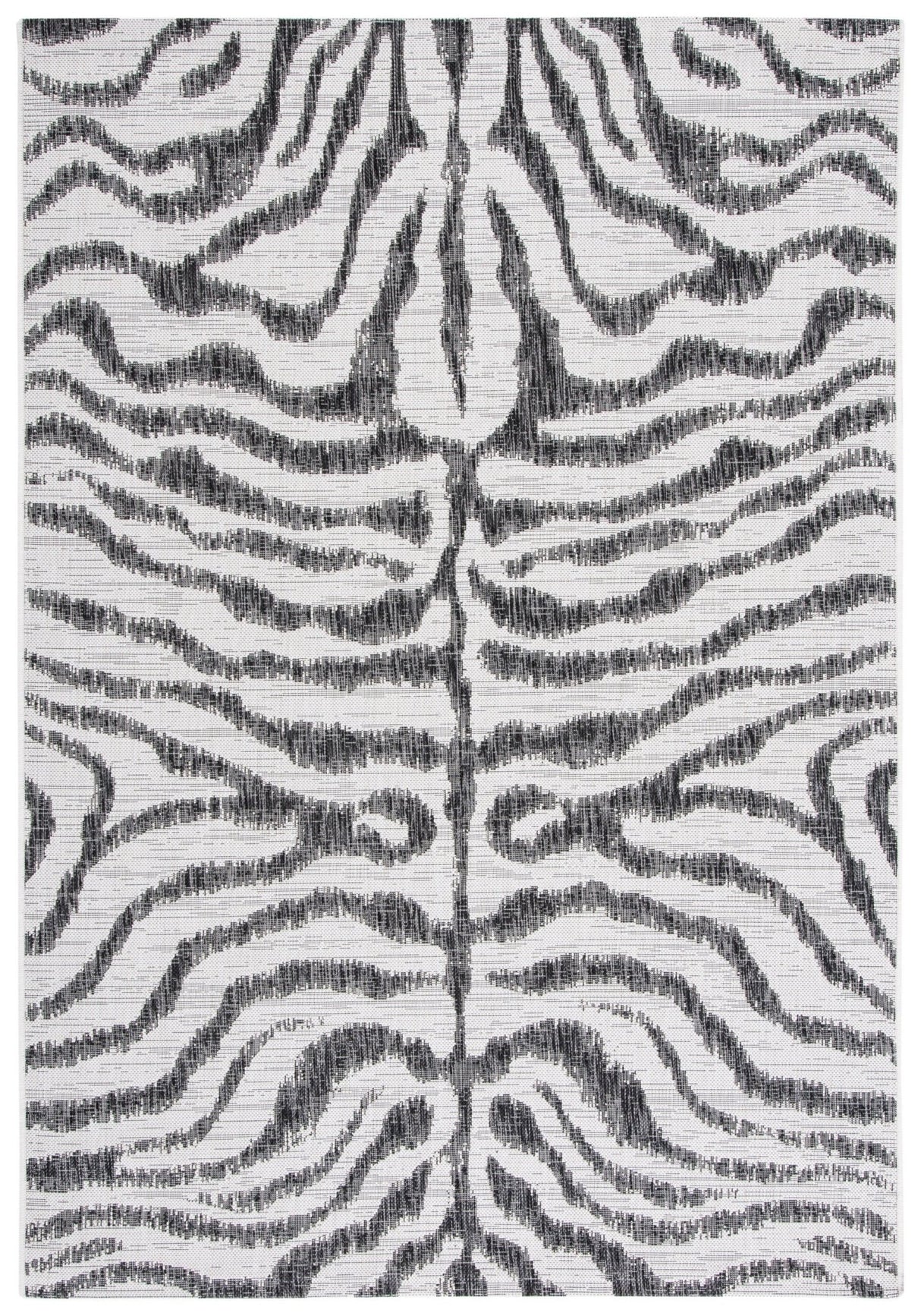 Safavieh Courtyard Cy8444 Ivory/Black Rug - Safavieh - cy8444 - 53712 - 2