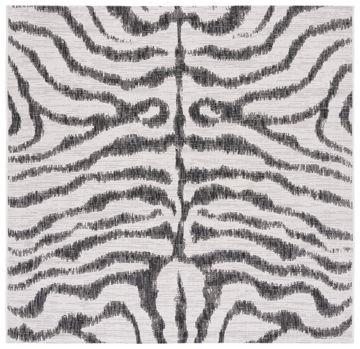 Safavieh Courtyard Cy8444 Ivory/Black Rug - Safavieh - cy8444 - 53712 - 7sq