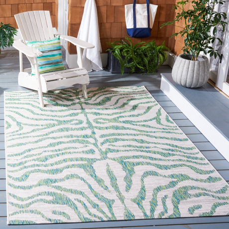 Safavieh Courtyard Cy8444 Ivory/Green Rug - Safavieh - cy8444 - 55712 - 2